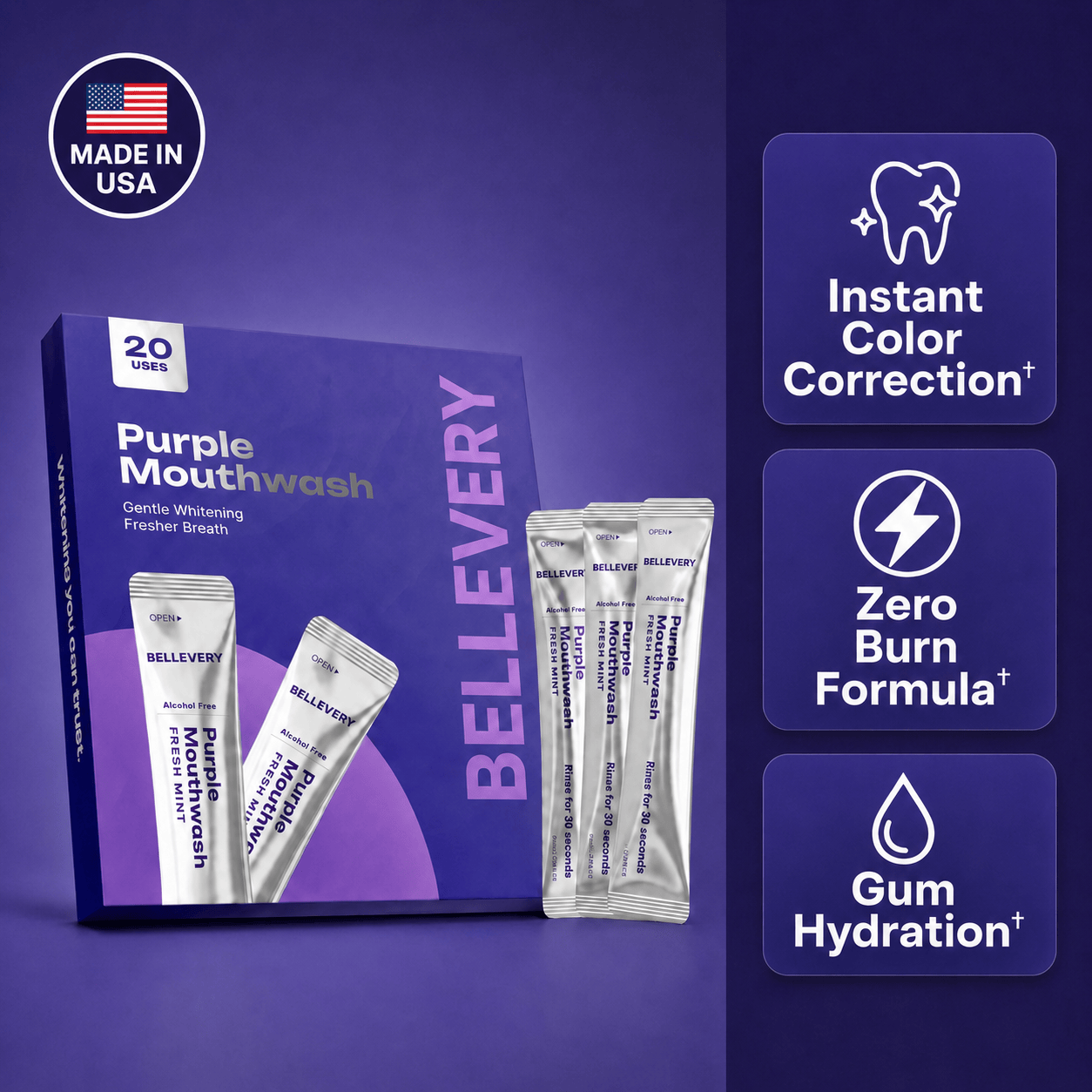 Bellevery™ Purple Mouthwash