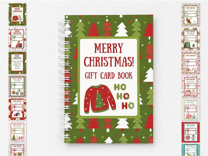 🔥🎁70% OFF!!!-Ready for Christmas!🎅Christmas Gift Card Album -👍DIY Spiral-Bound Christmas Gift Card Album with Surprise Pages
