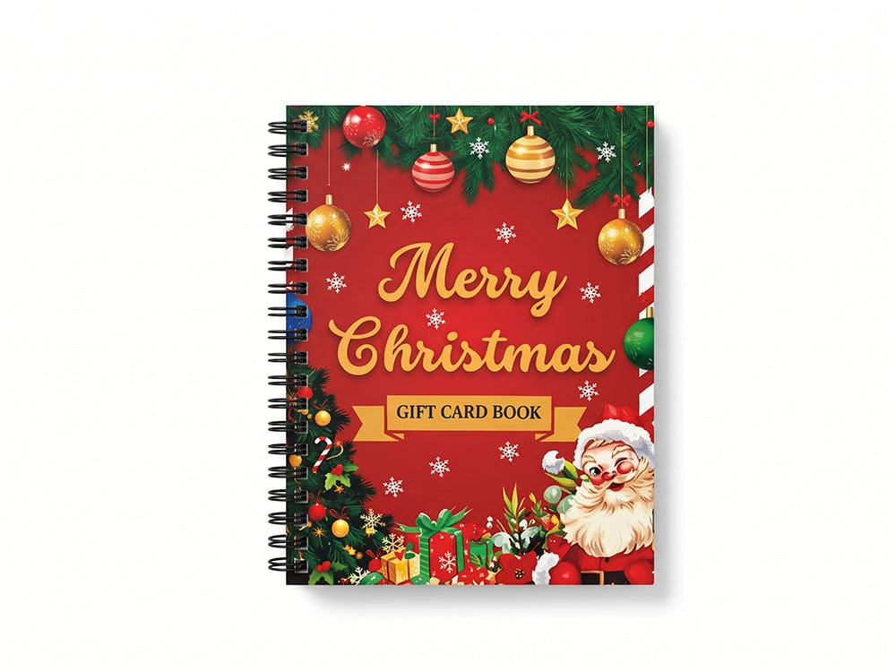 🔥🎁70% OFF!!!-Ready for Christmas!🎅Christmas Gift Card Album -👍DIY Spiral-Bound Christmas Gift Card Album with Surprise Pages