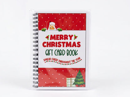 🔥🎁70% OFF!!!-Ready for Christmas!🎅Christmas Gift Card Album -👍DIY Spiral-Bound Christmas Gift Card Album with Surprise Pages