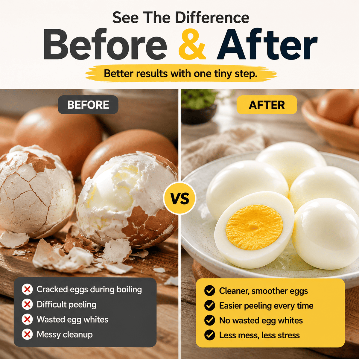 🥚  Egg Piercer for Perfect Boiled Eggs – Easy Peel Egg Tool with Safety Lock & 304 Stainless Steel Pin