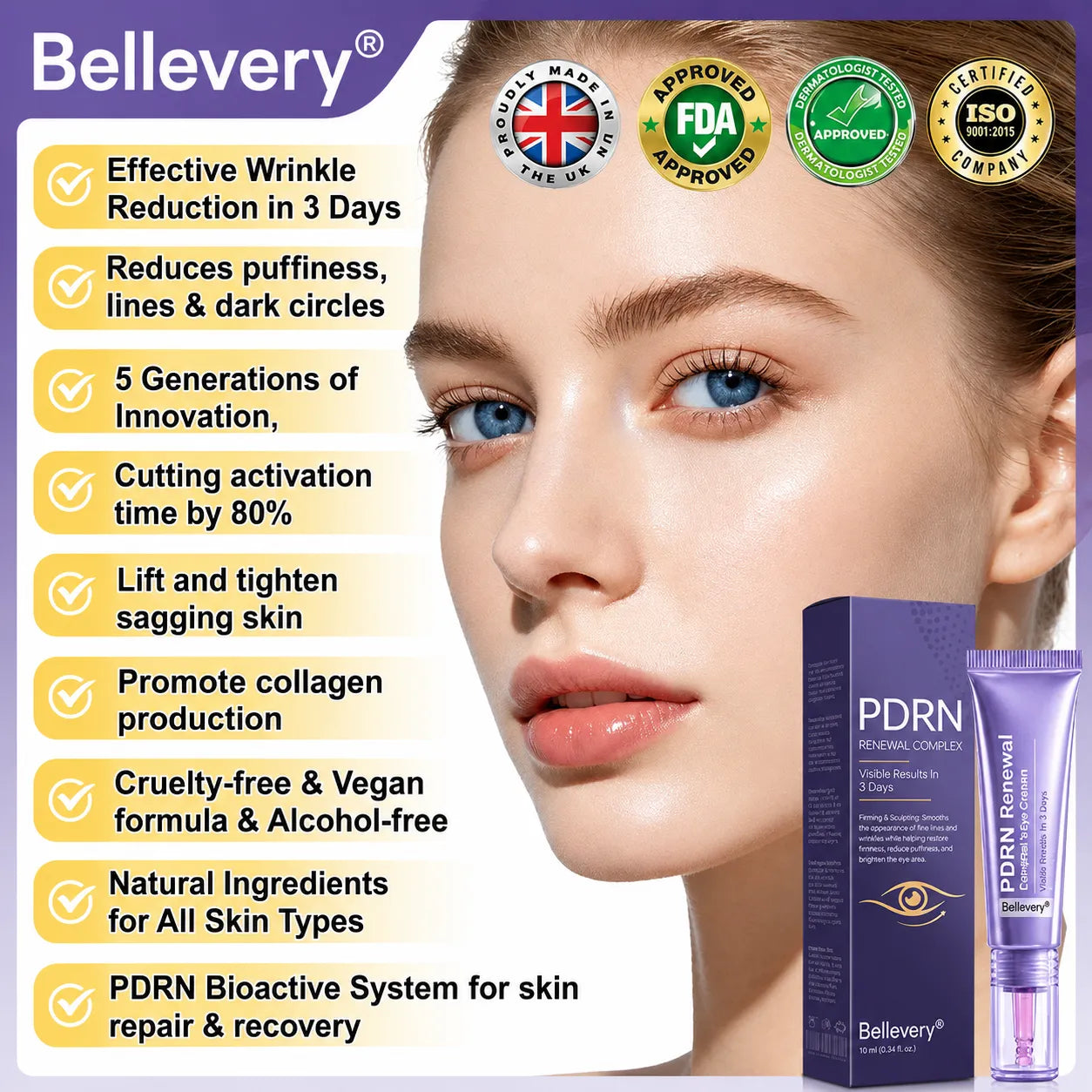 ✨Bellevery® PDRN Renewal Complex Eye Cream
