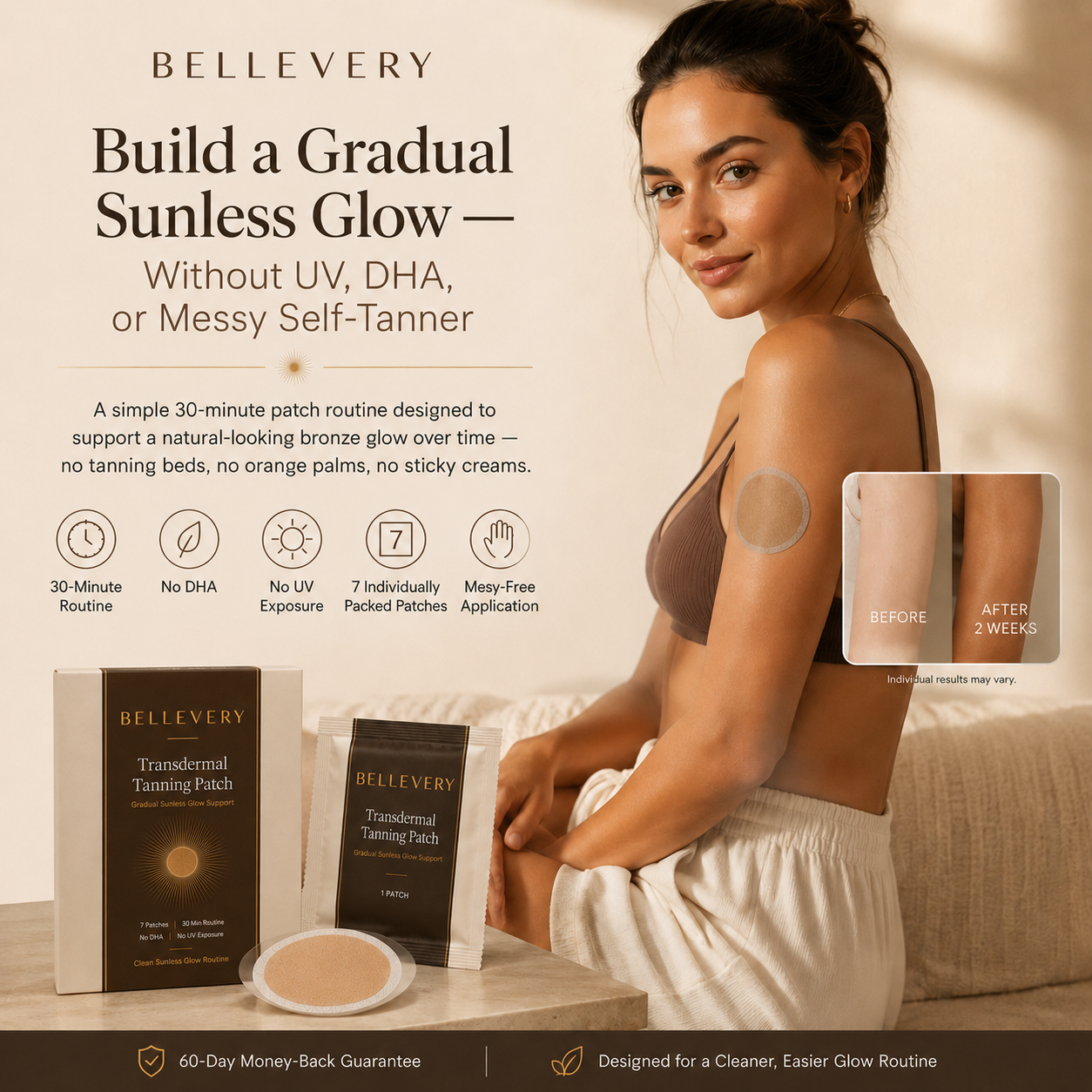 Build a Gradual Sunless Glow — Without UV, DHA, or Messy Self-Tanner