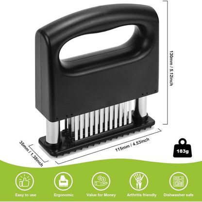 ✨48-Blade Stainless Meat Tenderizer,✨Tendon-breaking tool, ✨meat tenderizer kitchen tool