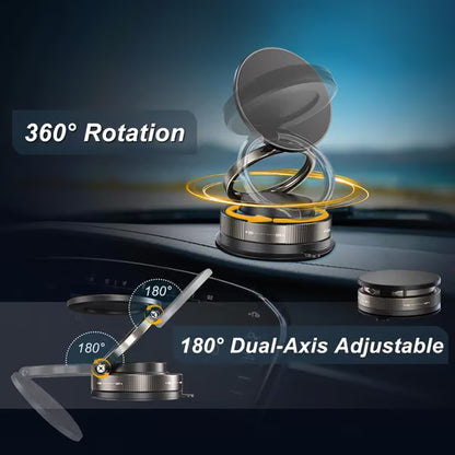 💥2026 Upgraded high-grade material🔥✨360° Adjustable Vacuum Folding Magnetic Phone Holder