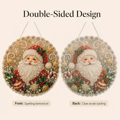 🎄 LAST DAY 49% OFF – ✨ Christmas Pearl Diamond Art Hanging Ornament Kit