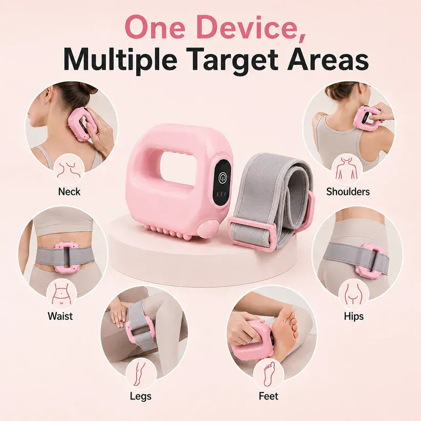 Bellevery Hands-Free Fascia Massager for Muscle Relaxation & Recovery