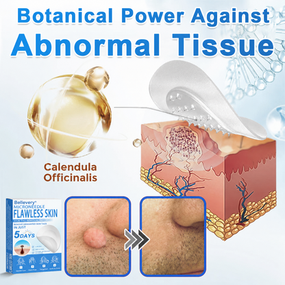 🔥Last Day 80% OFF 👨‍⚕️  Bellevery® 2-in-1 Microneedle & Hydrocolloid Patch | Raised Moles,Acne,  Flat Warts & Skin Tags Remover | Improves Wrinkles, Scars & Blemishes | Invisible Pimple Patches for Face & Body