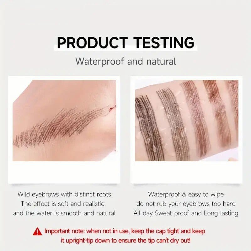 4 Split Tip Liquid Eyebrow Pen - Bellevery