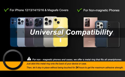 💥2026 Upgraded high-grade material🔥✨360° Adjustable Vacuum Folding Magnetic Phone Holder