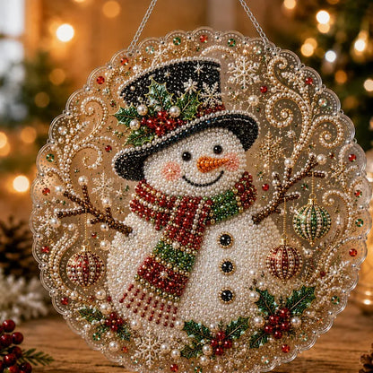 🎄 LAST DAY 49% OFF – ✨ Christmas Pearl Diamond Art Hanging Ornament Kit