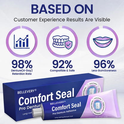 Bellevery® Comfort Seal Pro Denture Adhesive
