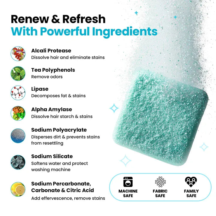 ULTRA🔥Washing Machine Cleaner 🔥Get Rid of Bacteria & Pet Odor from Your Washer