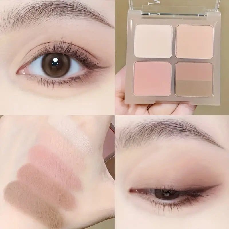 5 Colors Low Saturated Eyeshadow Palette - Bellevery
