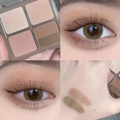 5 Colors Low Saturated Eyeshadow Palette - Bellevery