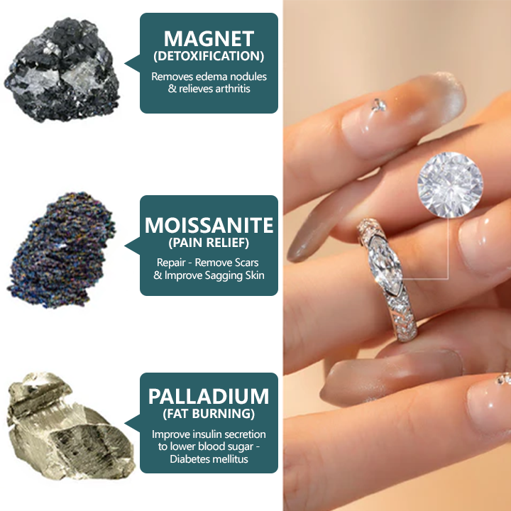 (Limited Time Discount🔥Last Day)Magnetology Moissanite Diamond Ring