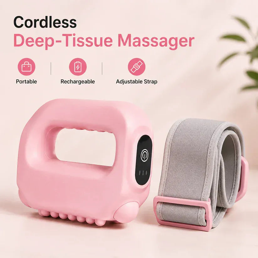 Bellevery Hands-Free Fascia Massager for Muscle Relaxation & Recovery