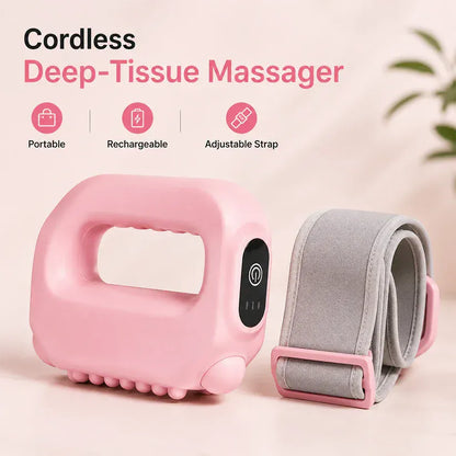 Bellevery Hands-Free Fascia Massager for Muscle Relaxation & Recovery