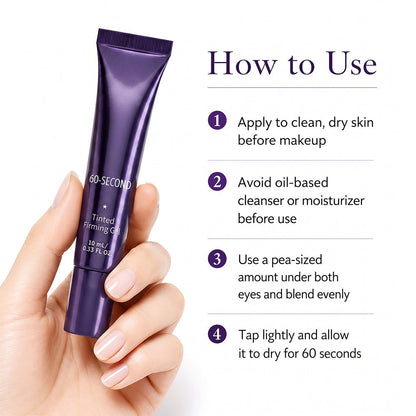 60 Second Effects Tinted Firming Gel✨ - Under Eye Cream For Puffiness And Bags Under Eyes