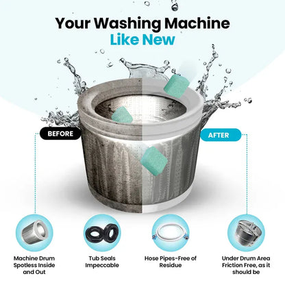 ULTRA🔥Washing Machine Cleaner 🔥Get Rid of Bacteria & Pet Odor from Your Washer