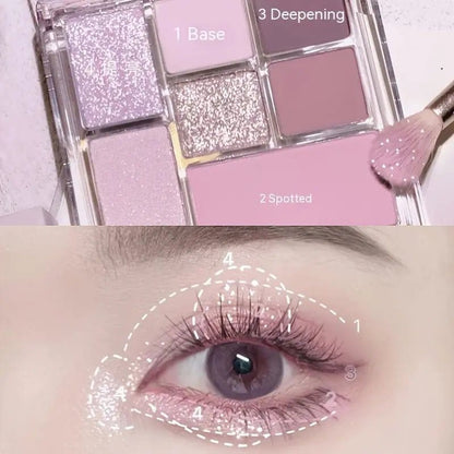 7 Colors Eyeshadow Tangram Palette - Bellevery