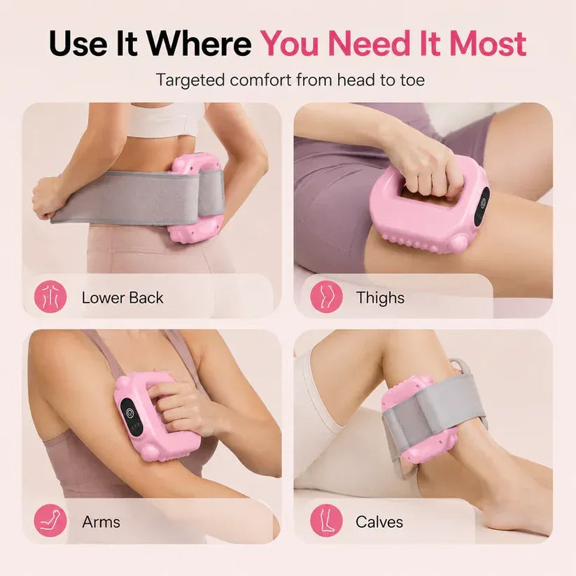Bellevery Hands-Free Fascia Massager for Muscle Relaxation & Recovery