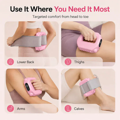 Bellevery Hands-Free Fascia Massager for Muscle Relaxation & Recovery