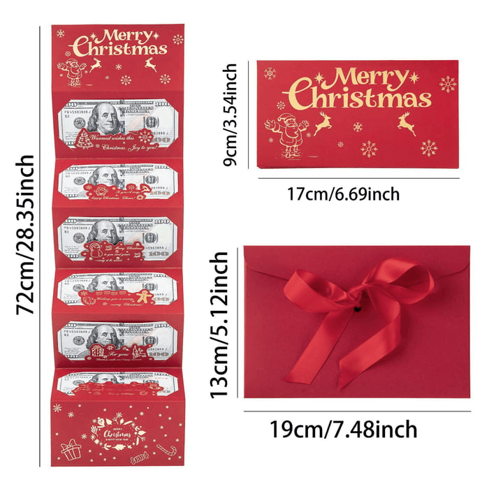 🔥Hot selling🎄Christmas Sales 49% OFF - Christmas Cash Gift Envelope（hot stamping folding）