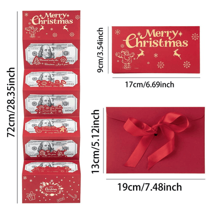 🔥Hot selling🎄Christmas Sales 49% OFF - Christmas Cash Gift Envelope（hot stamping folding）