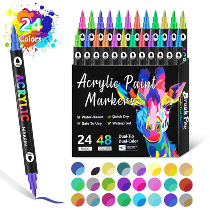 🎨Last Day Promotion 49% OFF🔥Double-Ended Art Markers for Professionals & Beginners!