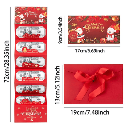 🔥Hot selling🎄Christmas Sales 49% OFF - Christmas Cash Gift Envelope（hot stamping folding）