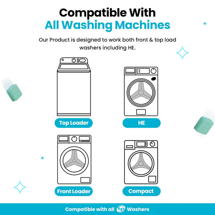 ULTRA🔥Washing Machine Cleaner 🔥Get Rid of Bacteria & Pet Odor from Your Washer