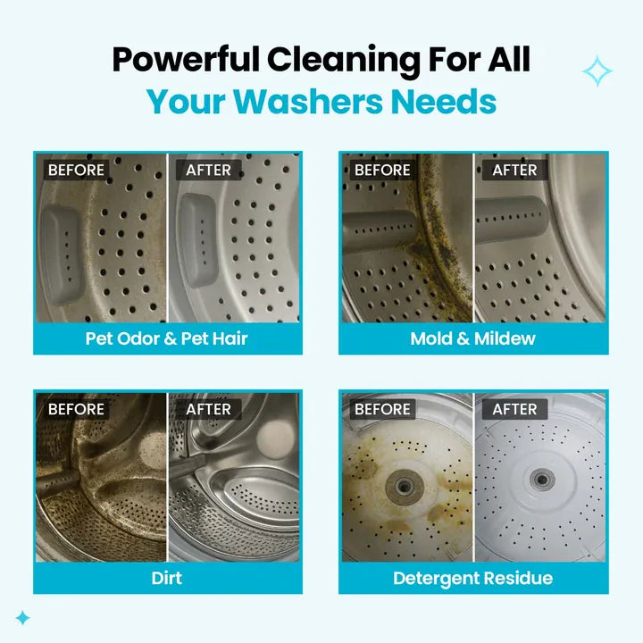ULTRA🔥Washing Machine Cleaner 🔥Get Rid of Bacteria & Pet Odor from Your Washer