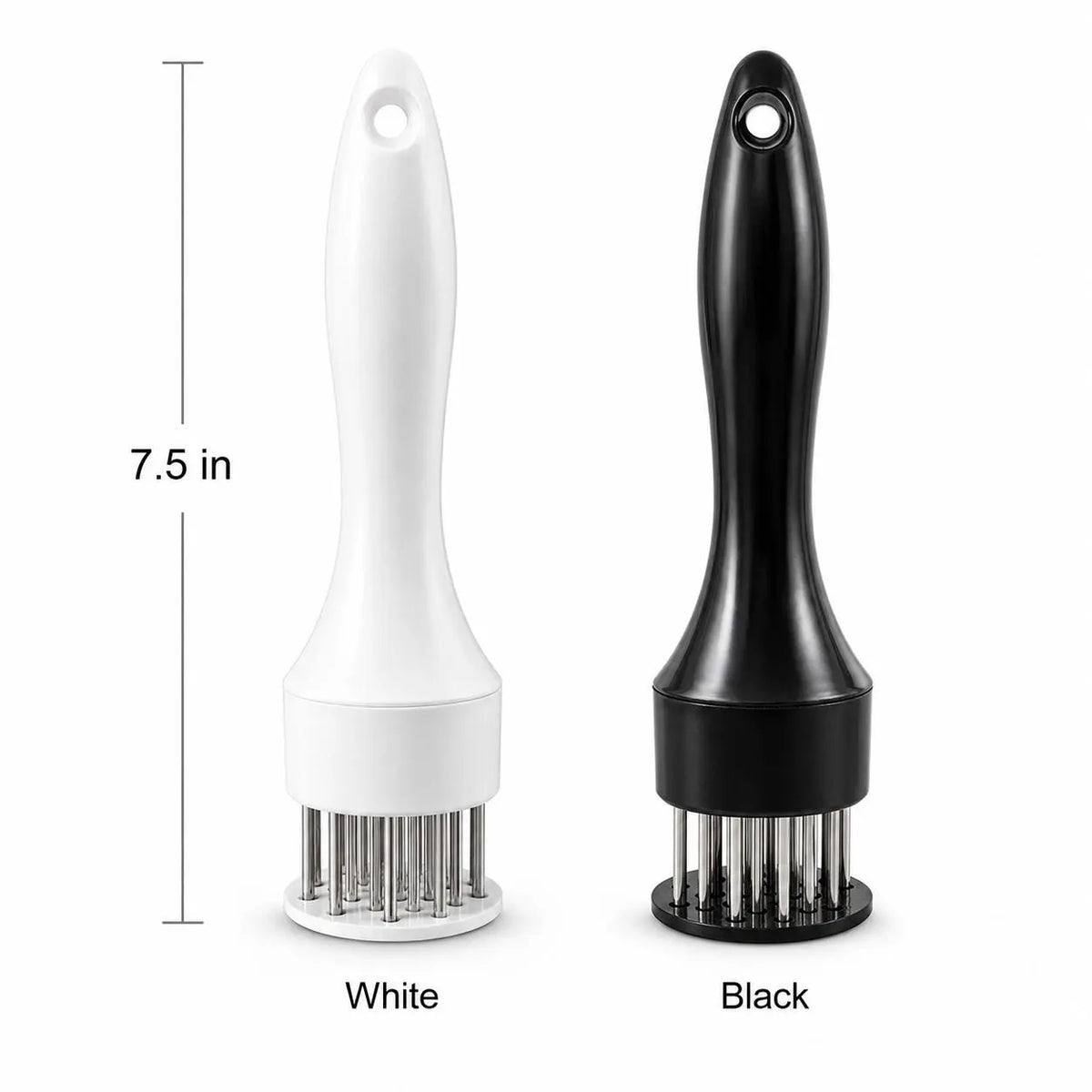 Stainless Steel Meat Tenderizer Tool – Multi-Needle Tenderizer for Fast Marinating & Juicier Meat