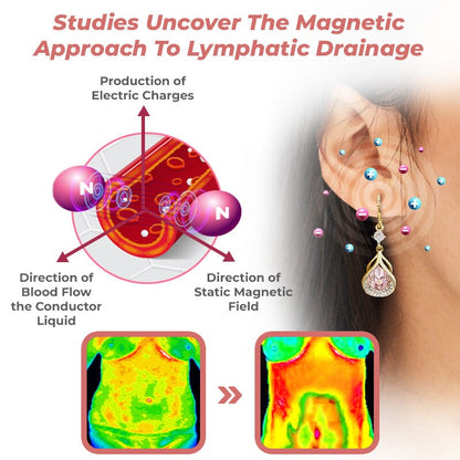 🔥LAST DAY SALE-80% OFF)Lymph Flow Magnetogen Earrings