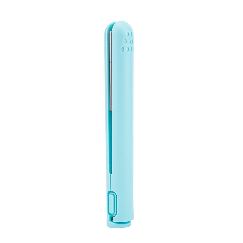 Bellevery 2-in-1 Mini Curling Iron ,USB Mini Hair Curling Iron (Straightener and Curler)