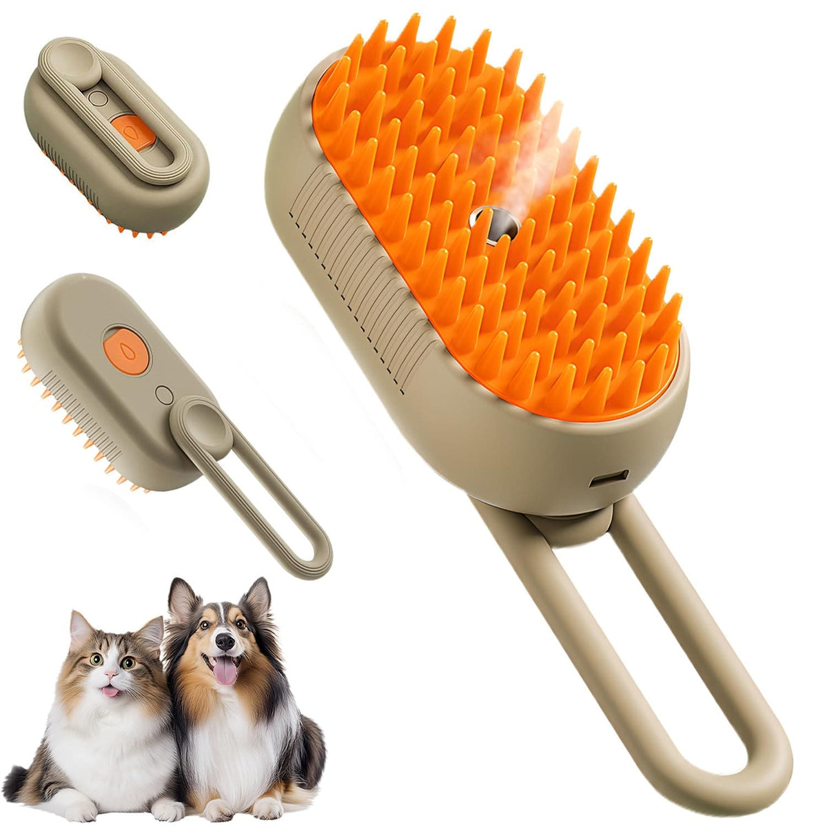 Pet Grooming Brush: Quick & Easy Pet Hair Remover Comb
