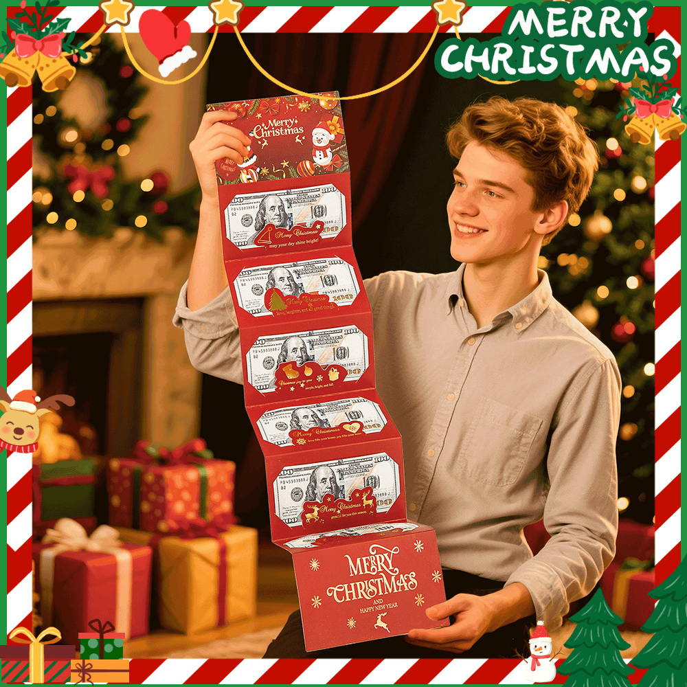 🔥Hot selling🎄Christmas Sales 49% OFF - Christmas Cash Gift Envelope（hot stamping folding）