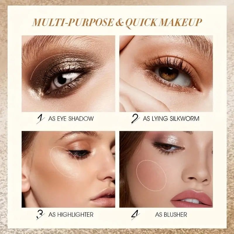 Double Ended Glitter Eyeshadow Stick Pencil - Bellevery