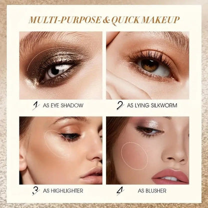 Double Ended Glitter Eyeshadow Stick Pencil - Bellevery