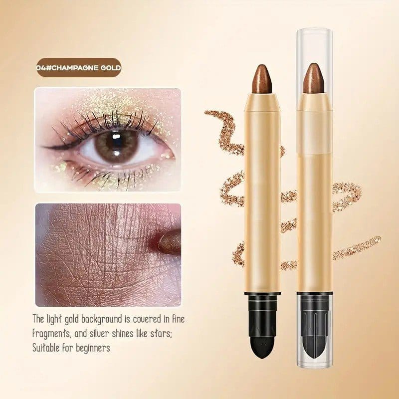 Double Ended Glitter Eyeshadow Stick Pencil - Bellevery