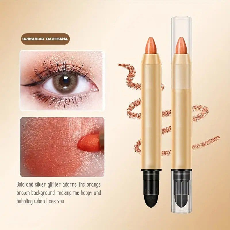 Double Ended Glitter Eyeshadow Stick Pencil - Bellevery