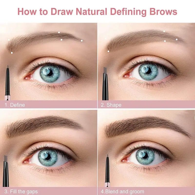 Dual-Sided Eyebrow Retractable Pencil - Bellevery