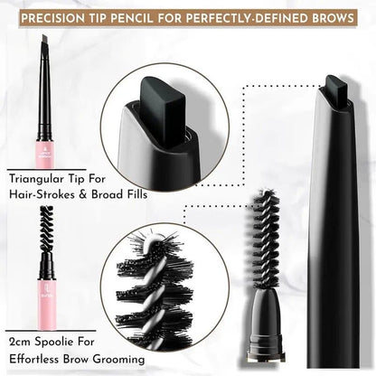 Dual-Sided Eyebrow Retractable Pencil - Bellevery