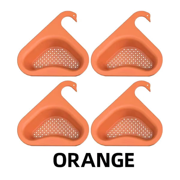 Hot selling🔥 Kitchen Sink Drain Basket Swan Drain Rack🔥easy to install