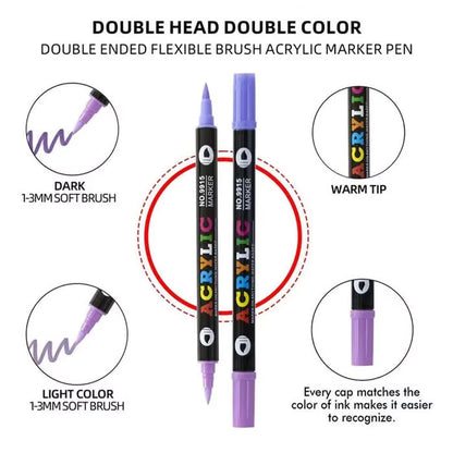 🎨Last Day Promotion 49% OFF🔥Double-Ended Art Markers for Professionals & Beginners!