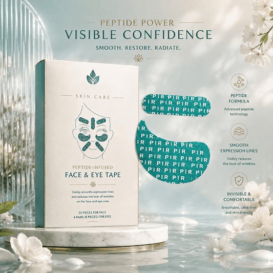 🔥New 2026 Upgrade: Peptide Face & Eye Tape - Bellevery