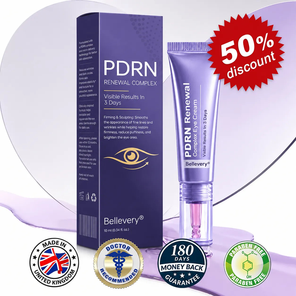 ✨Bellevery® PDRN Renewal Complex Eye Cream