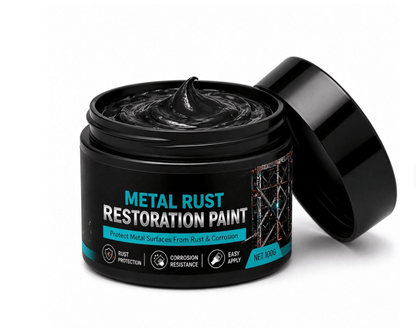 🛡️✨Metal Rust Protection Black Repair Paste – Restores rusty gates, railings & tools. Forms protective coating – no need to replace!