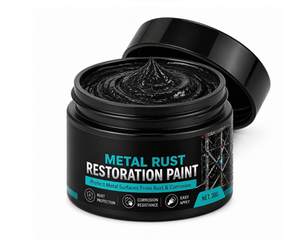 🛡️✨Metal Rust Protection Black Repair Paste – Restores rusty gates, railings & tools. Forms protective coating – no need to replace!